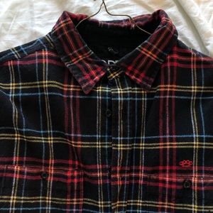 Men’s casual flannel button down